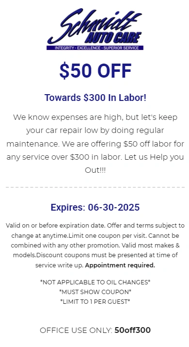 $50 OFF Towards $300 in Labor!
