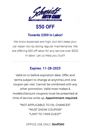 $50 OFF Towards $300 in Labor!