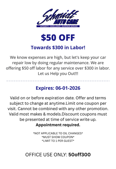 $50 OFF Towards $300 in Labor!