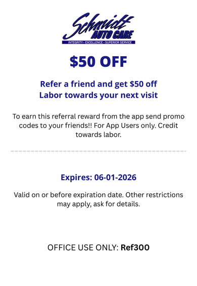 Refer a friend and get $50 off Labor