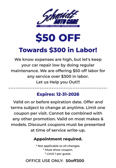 $50 OFF Towards $300 in Labor!